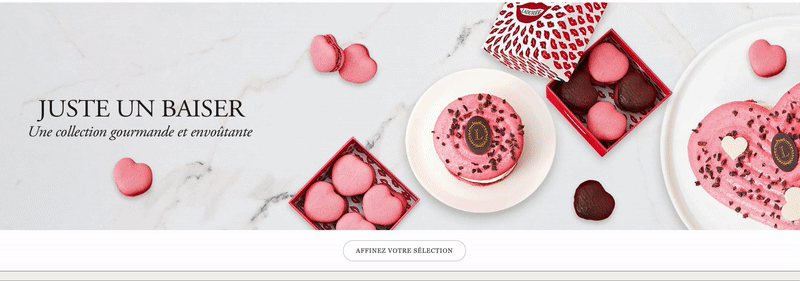 Campagne Saint Valentin Ladurée - top SEMrush