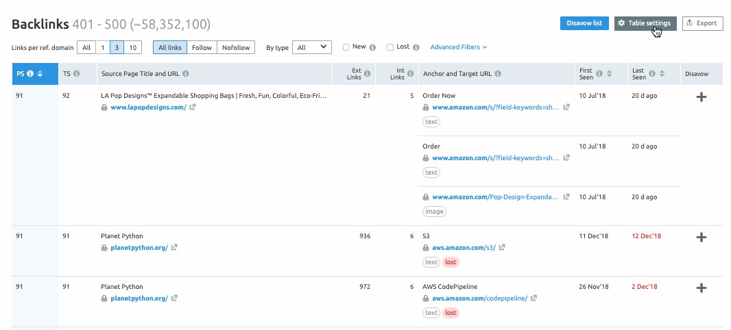 バックリンクレポート image 2