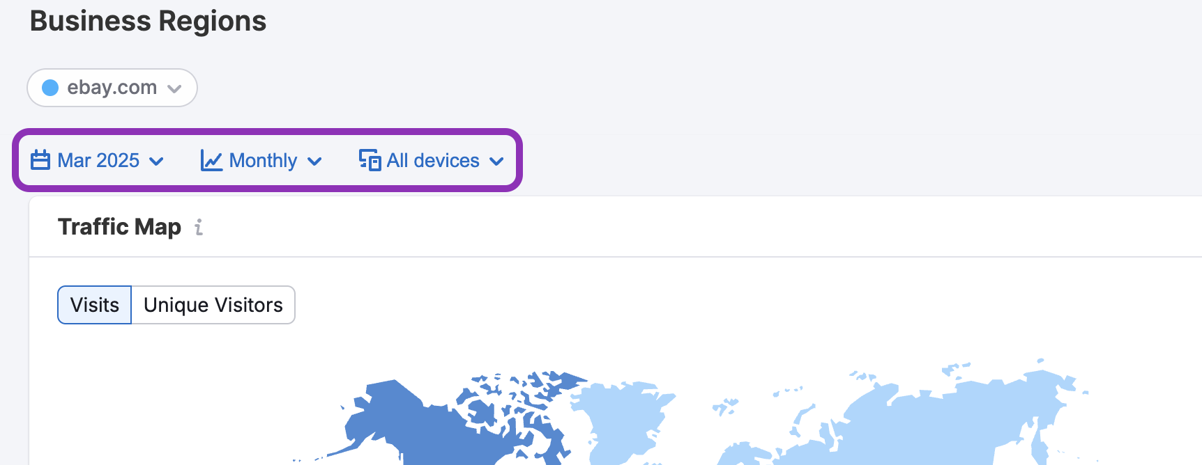 Business Regions Dashboard image 4